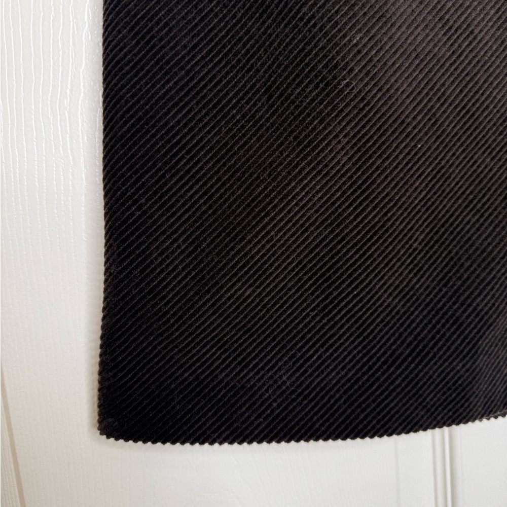 Y2K Ann Taylor Brown Corduroy A-line Skirt Size 6 Minimal Classic Quiet Luxury - Picture 4 of 14